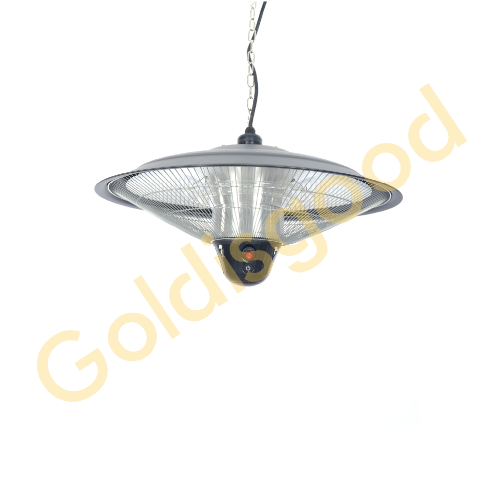 Distance between patio heater and ceiling