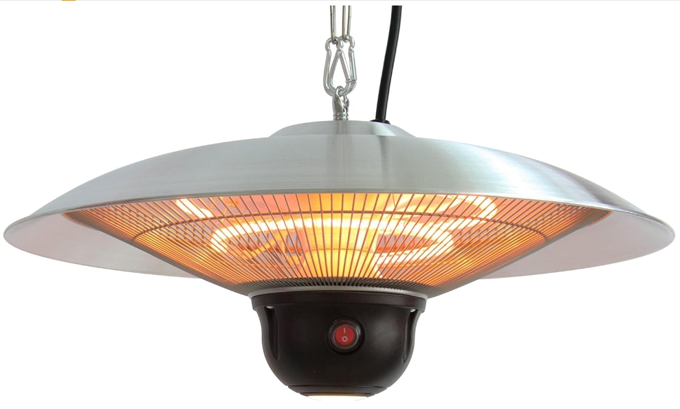 Waterproof heater for pergola