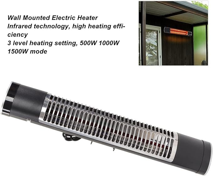 Electric patio heater waterproof
